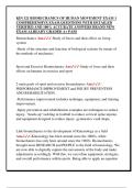 KIN 321 BIOMECHANICS OF HUMAN MOVEMENT EXAM 1  COMPREHENSIVE EXAM QUESTIONS WITH DETAILED  VERIFIED AND 100&percnt; ACCURATE ANSWERS BRAND NEW  EXAM ALREADY GRADED A&plus; PASS