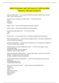 HVAC Final Exam with All Correct & 100&percnt; Verified Answers&vert; Already Graded A&plus;