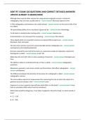 ASNT RT I EXAM 120 QUESTIONS AND CORRECT DETAILED ANSWERS UPDATE ALREADY A GRADE&vert;NEW&excl;