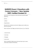 NUR2092 Exam 2 Questions with  Correct Answers &vert; New Update  100&percnt; Verified Graded A&plus;
