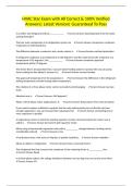 HVAC Star Exam with All Correct & 100&percnt; Verified Answers&vert; Latest Version&vert; Guaranteed To Pass