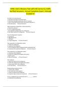 HVAC Unit 3 Review Test with All Correct & 100&percnt; Verified Answers&vert; Actual Complete Exam&vert; Already Graded A&plus;