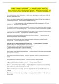 HVAC Exam 4 With All Correct & 100&percnt; Verified Answers&vert; Actual Complete Exam&vert; Already Graded A&plus;