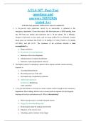 ATLS 10th  Post-Test  questions and  answers 20252026  &lpar;rated A&plus;&rpar; 