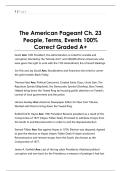 The American Pageant Ch&period; 23  People&comma; Terms&comma; Events 100&percnt;  Correct Graded A&plus;