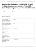 Hondros Bio 254 Exam 2 EXAM &lpar;2025&rpar; UPDATE Verified Questions And Answers &vert; With 100&percnt; Correct Answers graded A&plus; Guaranteed Success&excl;&excl;