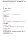 NCC ELECTRONIC FETAL MONITORING CERTIFICATION &lpar;EFM&rpar; ACTUAL EXAM AND TEST BANK 2025 REAL EXAM QUESTIONS AND ANSWERS EXPERT VERIFIED FOR GUARANTEED PASS GRADED A&plus;