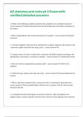 AZ statutes and rules pt 2 Exam with verified detailed answers