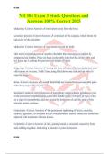 NR 304 Exam 3 Study Questions and Answers 100&percnt; Correct 2025
