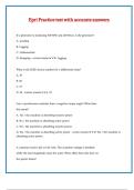 Epri Practice test with accurate answers