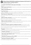 TB Exam Newest 2025&sol;2026 Complete Exam Questions And Correct Answer &lpar;Verified Answers&rpar; &vert;Already Graded A&plus;