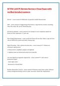 SCYM &lpar;ASCP&rpar; Review Section 4 Data Exam with verified detailed answers 