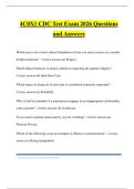 4C0X1 CDC Test Exam 2026 Questions and Answers