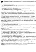 qmb 3200 Exam Study Guide Questions & Answers Latest Updated A&plus; Guid Solution