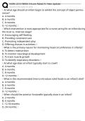 NURS 2212-WEEK 3 Exam Rated A&plus; New Update &vert;Verified & Updated &vert;Actual 2025&sol;2026 Exam Blue Print