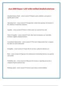 Acct 2000 Exam 1 LSU with verified detailed solutions