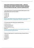 TEXAS SEPTIC INSTALLER LICENSING EXAM &mdash; PRACTICE  QUESTIONS AND CORRECT ANSWERS &lpar;VERIFIED ANSWERS&rpar;  PLUS RATIONALES 2026 Q&A &vert; INSTANT DOWNLOAD PDF 
