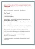 PH 144 FINAL EXAM WITH ACCURATE DETAILED ANSWERS 