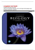 complete test bank  campbell 12th edition latest 2025  &lpar;urry&comma; cain&comma; wasserman&comma; minorsky&comma; reece&rpar; each chapter with multiple choice&comma; true&sol;false and self quiz&vert; questions