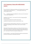 C211 Competency 1 Exam with verified detailed answers