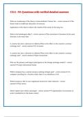 C211 - PA Questions with verified detailed answers