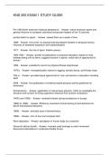 KNS 200 EXAM 1 STUDY GUIDE