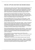 KNS 200- APPLIED ANATOMY AND BIOMECHANICS