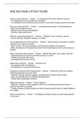 KNS 200 EXAM 4 STUDY GUIDE