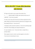 BUSA 201 HW 7 Exam 2026 Questions and Answers