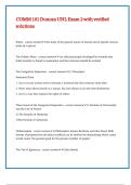 COMM 101 Duncan UNL Exam 2 with verified solutions 