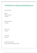 NUR 670 Exam 1 with precise detailed answers