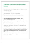 D102 Exam Questions with verified detailed answers