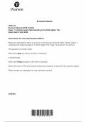 2025 Pearson Edexcel GCSE Turkish Paper 1 &lpar;1TUO&sol;1H&colon; Listening and understanding in Turkish&rpar;