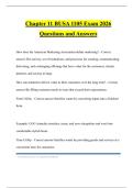 Chapter 11 BUSA 1105 Exam 2026 Questions and Answers