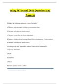 mktg 367 exam3 2026 Questions and Answers