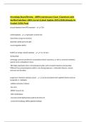 Neurology Board Review - ABPN maintenance Exam &vert;Questions with Verified Solutions 100&percnt; Correct &lpar;Latest Update 2025&vert;2026&rpar; Already A&plus; Graded &lpar;100&percnt; Pass&rpar;