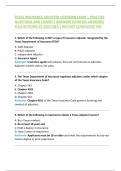 TEXAS INSURANCE ADJUSTER LICENSING EXAM &ndash; PRACTICE  QUESTIONS AND CORRECT ANSWERS &lpar;VERIFIED ANSWERS&rpar;  PLUS RATIONALES 2026 Q&A &vert; INSTANT DOWNLOAD PDF