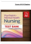 Test Bank - Psychiatric-Mental Health Nursing 9th Edition &lpar;Videbeck&rpar; &lpar;Ch 1 &ndash; 24&rpar; > Download as Pdf File <