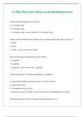 CCPR &lpar;19&rpar; Exam with accurate detailed answers