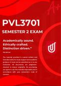 PVL3701 OCT &sol; NOV EXAMINATION 2025 &ast;COMPLETE ANSWERS&ast; DUE DATE 27 OCTOBER 2025