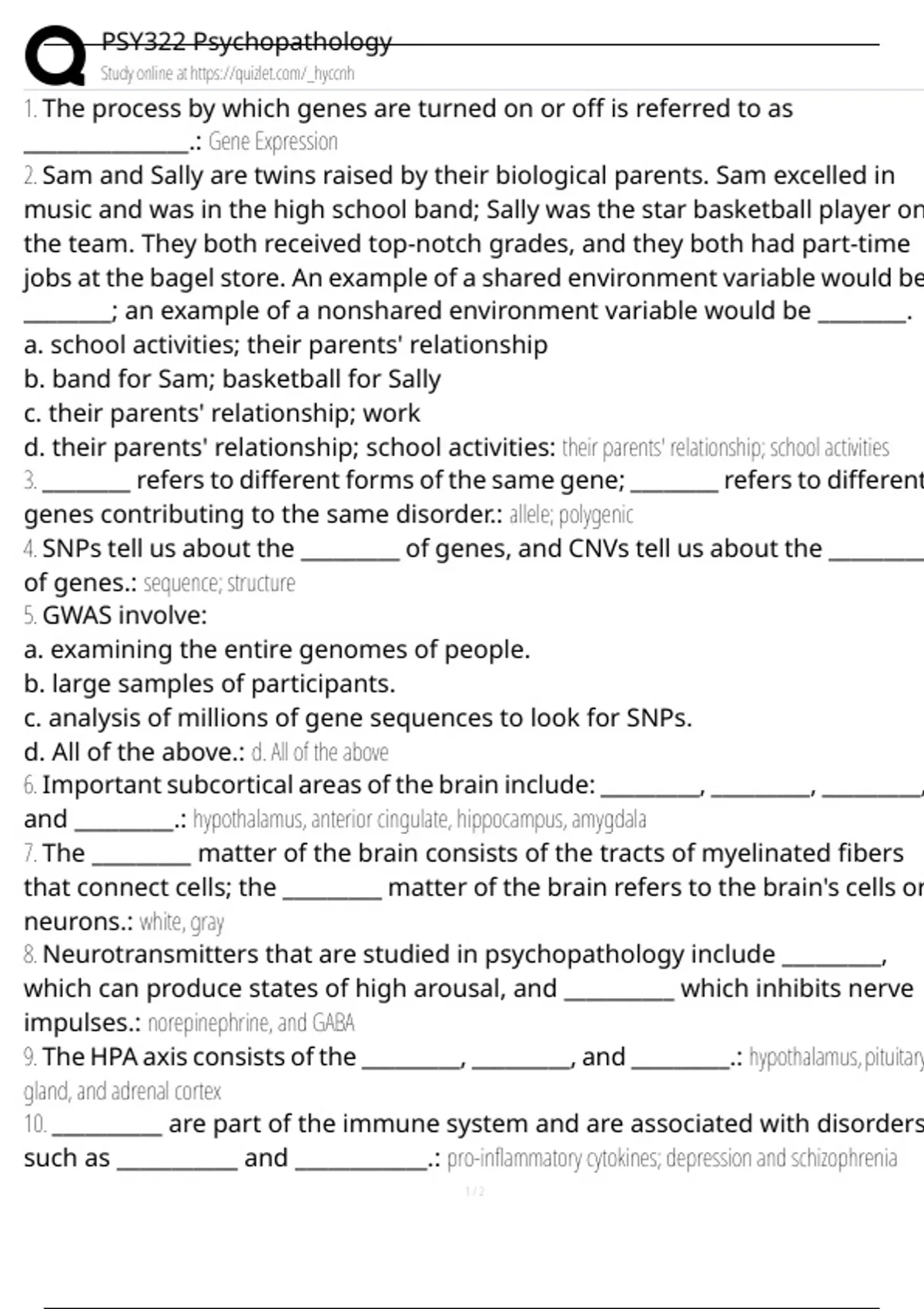 Psy 322 Module 4 Assignment Examples PSY322 Psychopathology Exam Questions and Answers 100% Pass |Verified ...