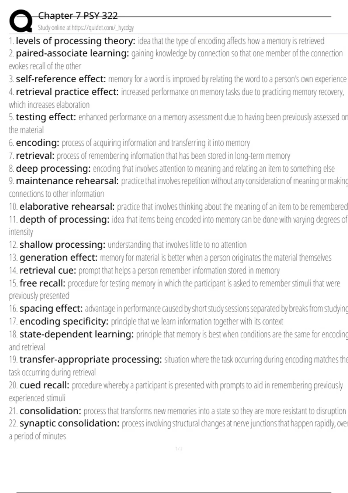 Psy 322 Module 4 Assignment Examples Chapter 7 PSY 322 Exam Questions and Answers 100% Pass |Verified ...