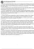 Pain Management Posttest  Exam Questions and Answers 100&percnt; Pass &vert;Verified & Updated &vert;Actual 2025&sol;2026 Exam Blue Print
