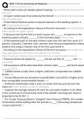 TEST 1 FI 412 University of Alabama  Exam Questions and Answers 100&percnt; Pass &vert;Verified & Updated &vert;Actual 2025&sol;2026 Exam Blue Print