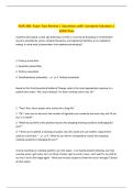 NUR 266- Exam Two Review &vert; Questions with Complete Solutions &vert; 100&percnt; Pass