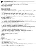 Iowa FFA Greenhand Quiz  Exam Questions and Answers 100&percnt; Pass &vert;Verified & Updated &vert;Actual 2025&sol;2026 Exam Blue Print
