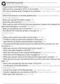 Greenhand Quiz bowl  Exam Questions and Answers 100&percnt; Pass &vert;Verified & Updated &vert;Actual 2025&sol;2026 Exam Blue Print