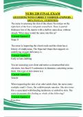 NURS 228 FINAL EXAM  QUESTIONS WITH CORRECT VERIFIED ANSWERS  &vert;  100&percnt; PASS &lpar;A&plus; CERTIFIED