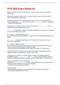 HTH 408 Exam Rated A&plus;