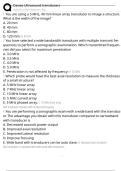 Davies Ultrasound transducers  Exam Questions and Answers 100&percnt; Pass &vert;Verified & Updated &vert;Actual 2025&sol;2026 Exam Blue Print